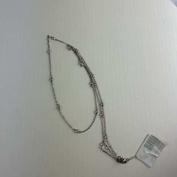 NORDSTROM RACK Endless Cubic Zirconia stationery Necklaces NWOT - Picture 3 of 6